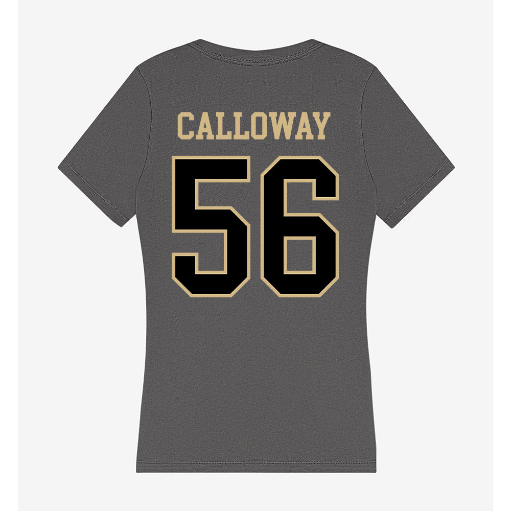 Wake Forest - NCAA Football : Ethan Calloway - Women's V-Neck T-Shirt-1