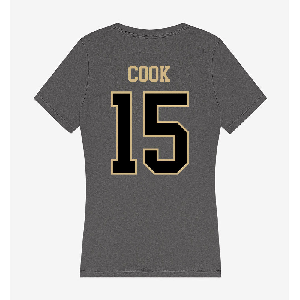 Wake Forest - NCAA Football : Devin Cook - Classic Shersey Women's V-Neck T-Shirt-1