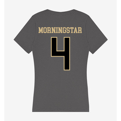Wake Forest - NCAA Baseball : Blake Morningstar - Women's V-Neck T-Shirt-1