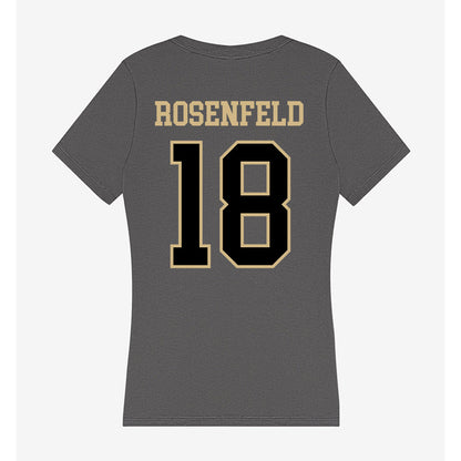 Wake Forest - NCAA Men's Soccer : Henry Rosenfeld - Women's V-Neck T-Shirt-1