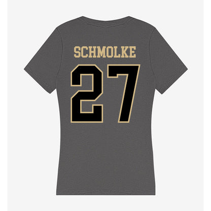 Wake Forest - NCAA Baseball : Luke Schmolke - Women's V-Neck T-Shirt-1