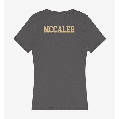 Wake Forest - NCAA Football : Kyndall McCaleb - Women's V-Neck T-Shirt-1