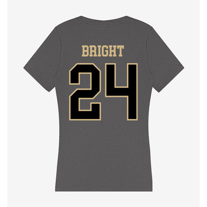 Wake Forest - NCAA Football : Micah Bright - Women's V-Neck T-Shirt-1