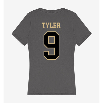 Wake Forest - NCAA Football : Chase Tyler - Women's V-Neck T-Shirt-1