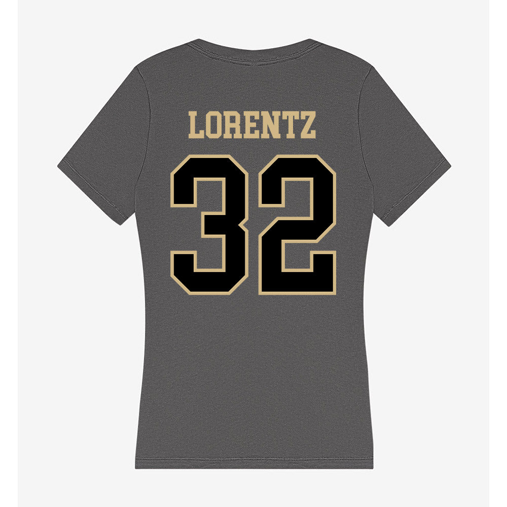 Wake Forest - NCAA Men's Soccer : Tate Lorentz - Women's V-Neck T-Shirt-1