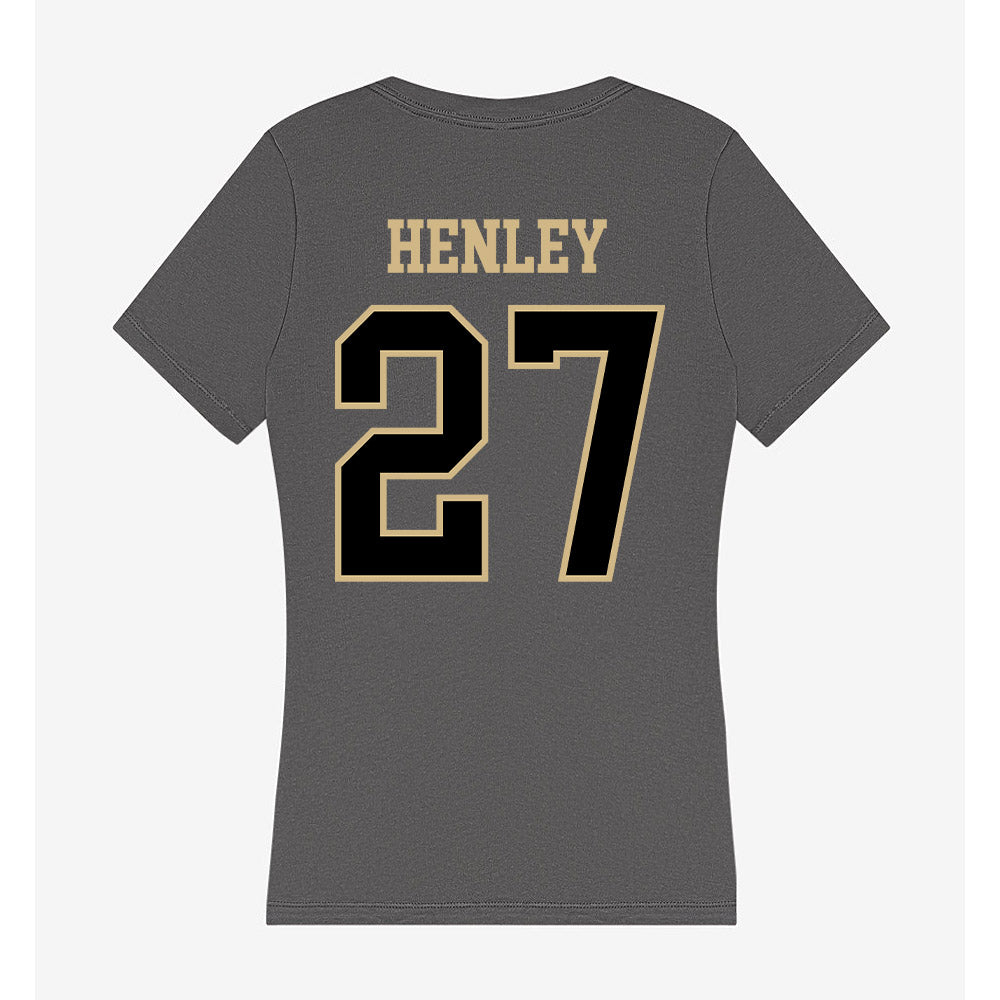 Wake Forest - NCAA Football : Ryan Henley - Women's V-Neck T-Shirt-1