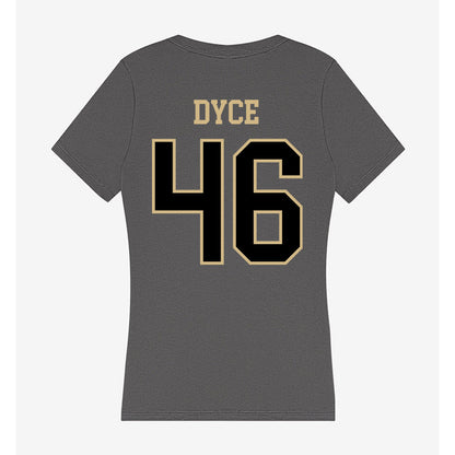 Wake Forest - NCAA Football : Deuce Dyce - Women's V-Neck T-Shirt-1