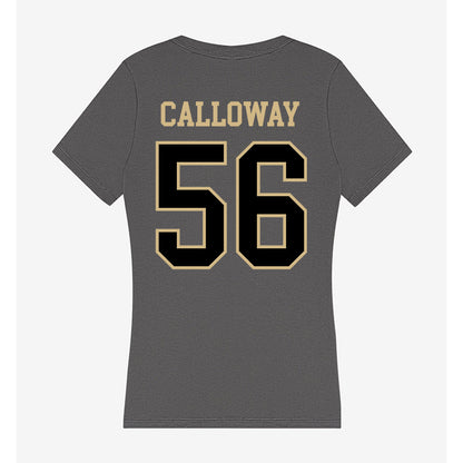 Wake Forest - NCAA Football : Ethan Calloway - Women's V-Neck T-Shirt-1