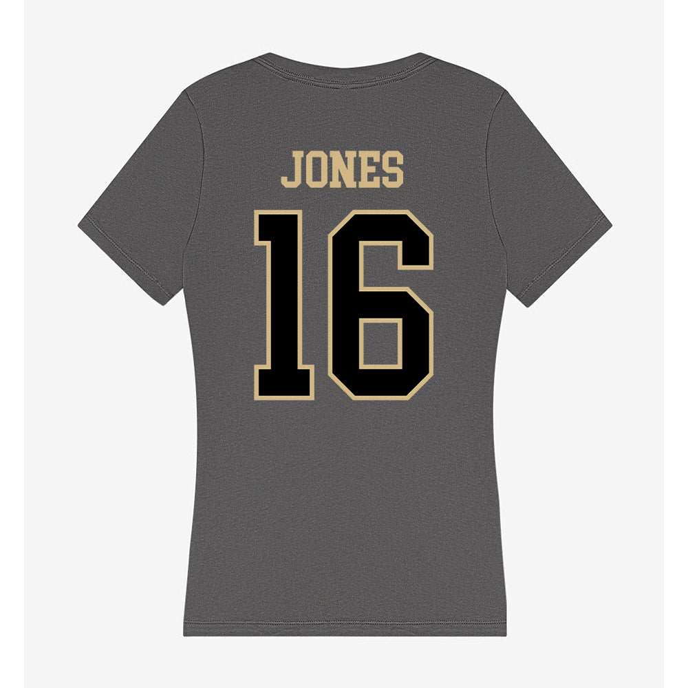 Wake Forest - NCAA Baseball : Evan Jones - Women's V-Neck T-Shirt-1