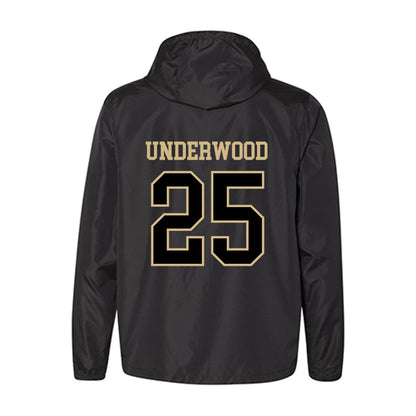 Wake Forest - NCAA Men's Basketball : Will Underwood - Classic Shersey Windbreaker-1