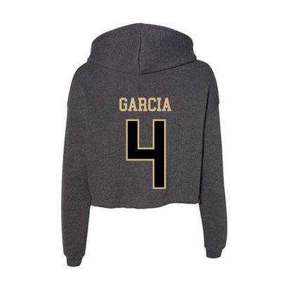 Wake Forest - NCAA Football : Sascha Garcia - Women's Crop Fleece Hoodie-1