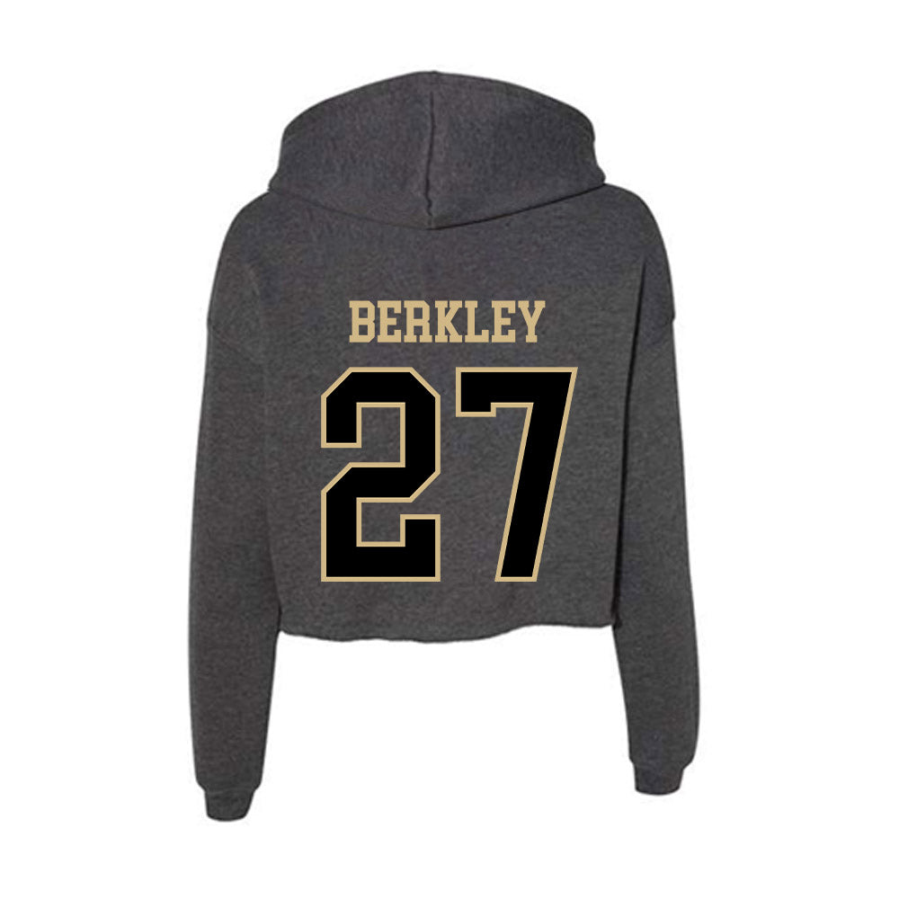 Wake Forest - NCAA Men's Soccer : Copeland Berkley - Women's Crop Fleece Hoodie-1