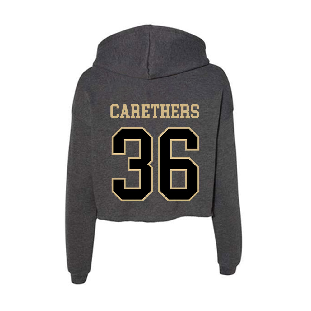Wake Forest - NCAA Football : Seth Carethers - Women's Crop Fleece Hoodie-1