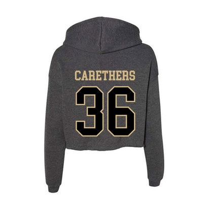 Wake Forest - NCAA Football : Seth Carethers - Women's Crop Fleece Hoodie-1