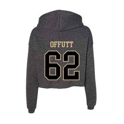 Wake Forest - NCAA Football : Jaishaun Offutt - Women's Crop Fleece Hoodie-1