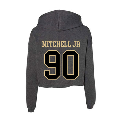 Wake Forest - NCAA Football : Sydir Mitchell jr - Women's Crop Fleece Hoodie-1