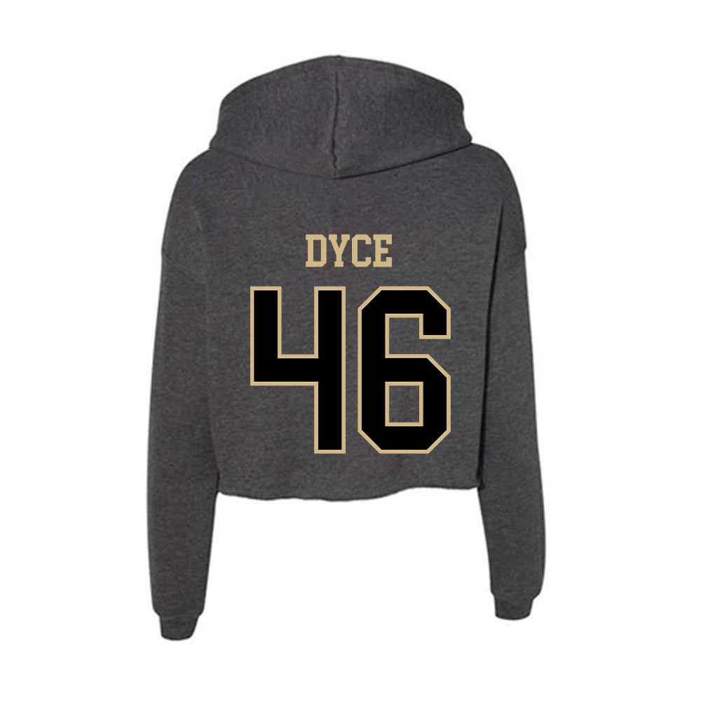Wake Forest - NCAA Football : Deuce Dyce - Women's Crop Fleece Hoodie-1