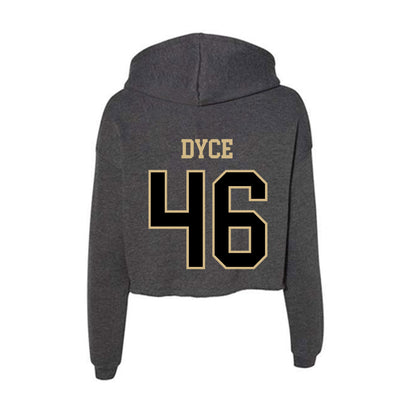 Wake Forest - NCAA Football : Deuce Dyce - Women's Crop Fleece Hoodie-1