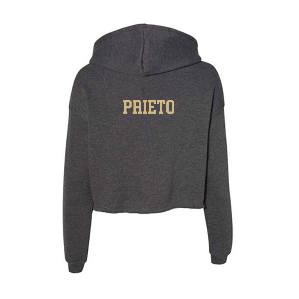 Wake Forest - NCAA Men's Golf : Nicholas Prieto - Women's Crop Fleece Hoodie-1
