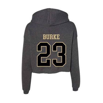 Wake Forest - NCAA Women's Volleyball : Catherine Burke - Women's Crop Fleece Hoodie-1