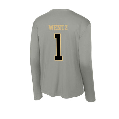 Wake Forest - NCAA Baseball : Dalton Wentz - Activewear Long Sleeve T-Shirt-1