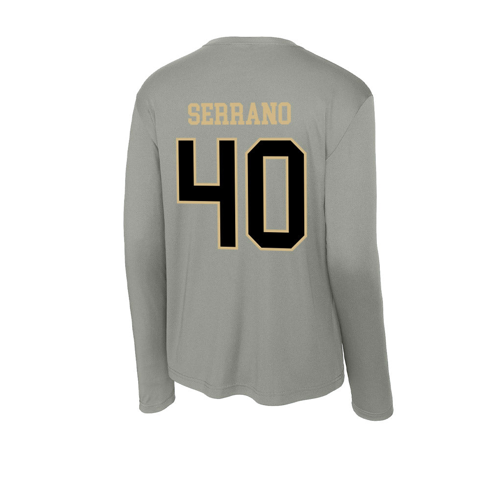 Wake Forest - NCAA Baseball : Jordan Serrano - Activewear Long Sleeve T-Shirt-1