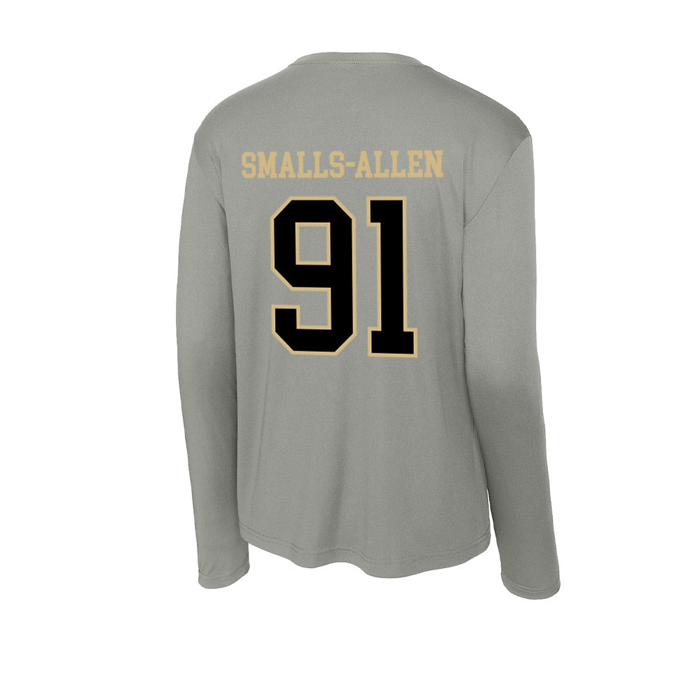 Wake Forest - NCAA Football : Lucas Smalls-Allen - Activewear Long Sleeve T-Shirt-1