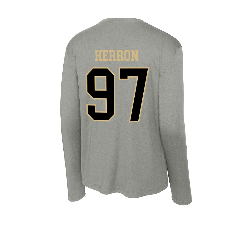 Wake Forest - NCAA Football : Matthew Herron - Activewear Long Sleeve T-Shirt-1