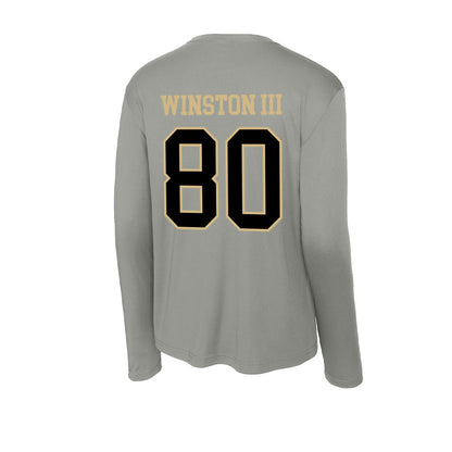 Wake Forest - NCAA Football : Braxton Winston III - Activewear Long Sleeve T-Shirt-1