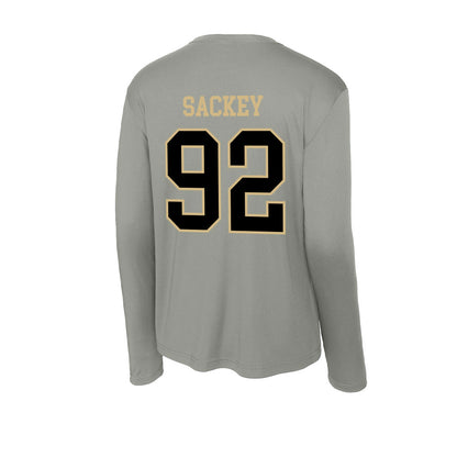 Wake Forest - NCAA Football : Sefa Sackey - Activewear Long Sleeve T-Shirt-1