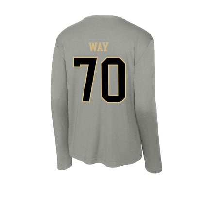 Wake Forest - NCAA Football : Will Way - Activewear Long Sleeve T-Shirt-1
