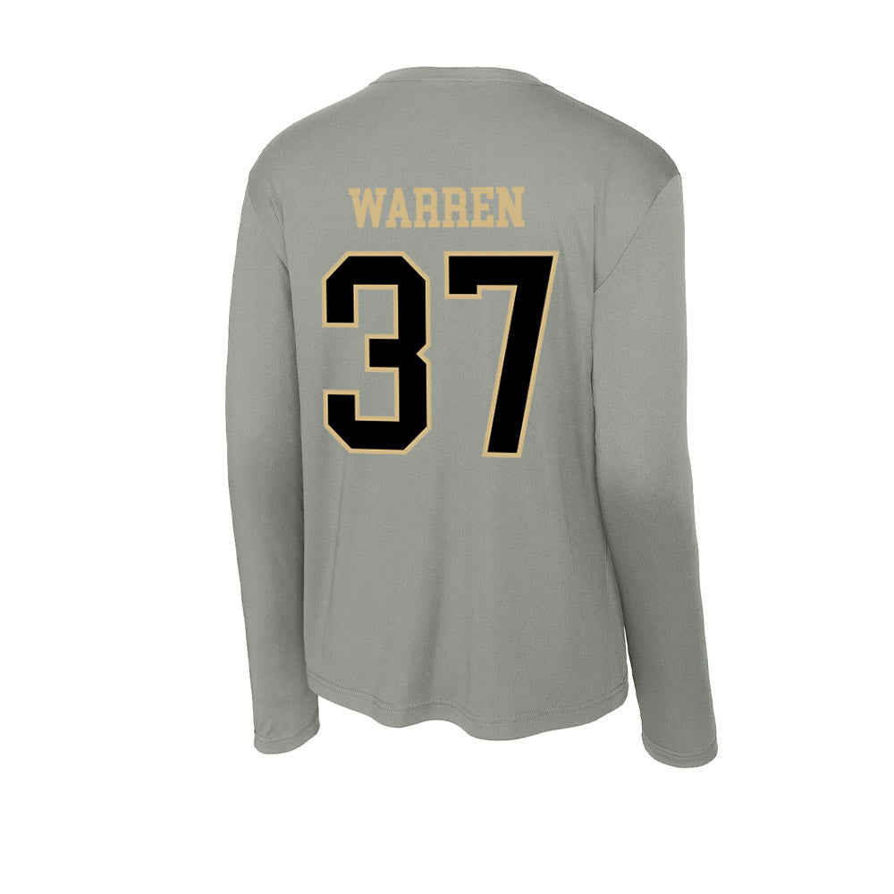 Wake Forest - NCAA Football : Larry Warren - Activewear Long Sleeve T-Shirt-1