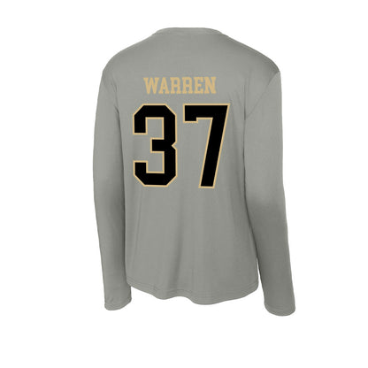 Wake Forest - NCAA Football : Larry Warren - Activewear Long Sleeve T-Shirt-1