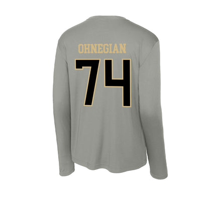 Wake Forest - NCAA Football : John Ohnegian - Activewear Long Sleeve T-Shirt-1