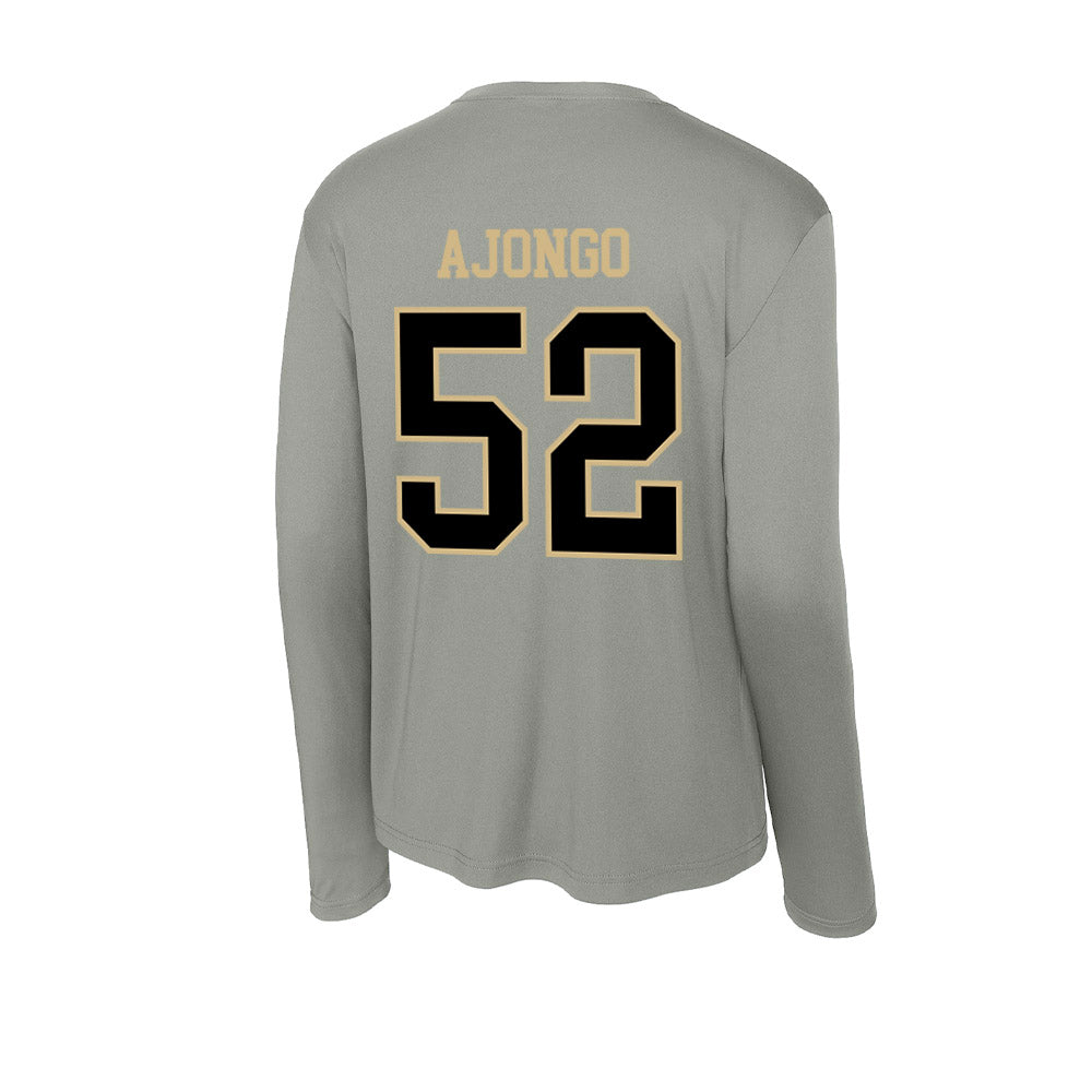 Wake Forest - NCAA Football : Uber Ajongo - Classic Shersey Activewear Long Sleeve T-Shirt-1