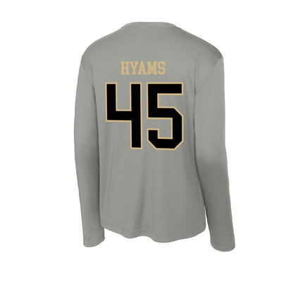 Wake Forest - NCAA Football : Ethan Hyams - Activewear Long Sleeve T-Shirt-1