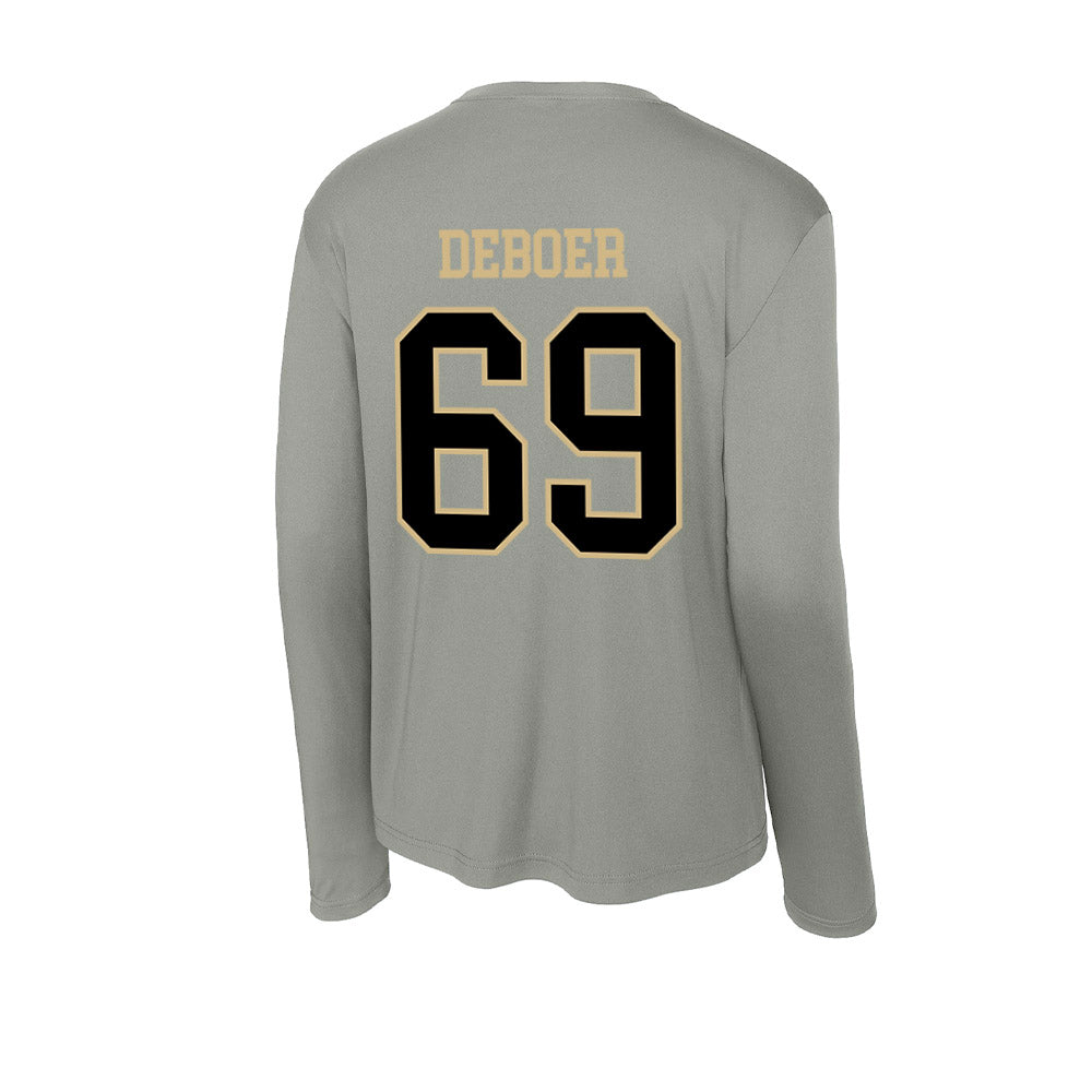 Wake Forest - NCAA Football : Dalton DeBoer - Activewear Long Sleeve T-Shirt-1