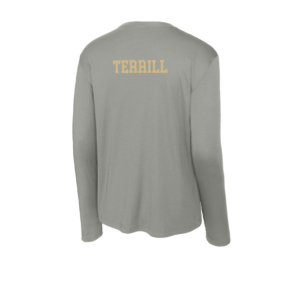 Wake Forest - NCAA Men's Track & Field : Stuart Terrill - Activewear Long Sleeve T-Shirt-1