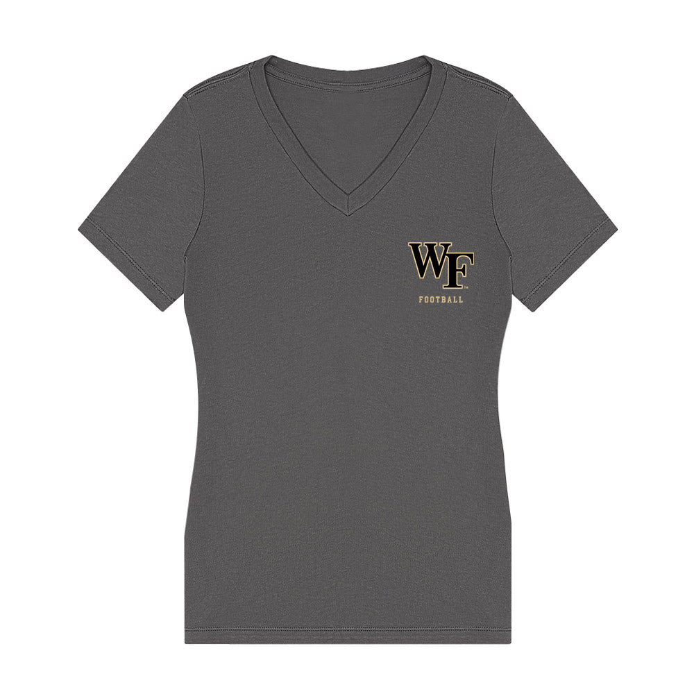 Wake Forest - NCAA Football : Hugh O'Brien - Women's V-Neck T-Shirt-0