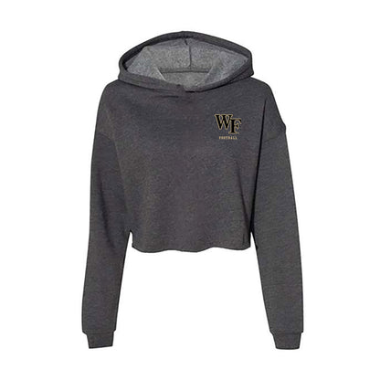 Wake Forest - NCAA Football : Ryan Henley - Women's Crop Fleece Hoodie-0