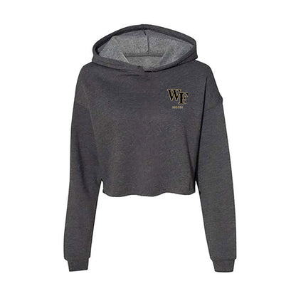 Wake Forest - NCAA Women's Soccer : Kylie Maxwell - Women's Crop Fleece Hoodie-0