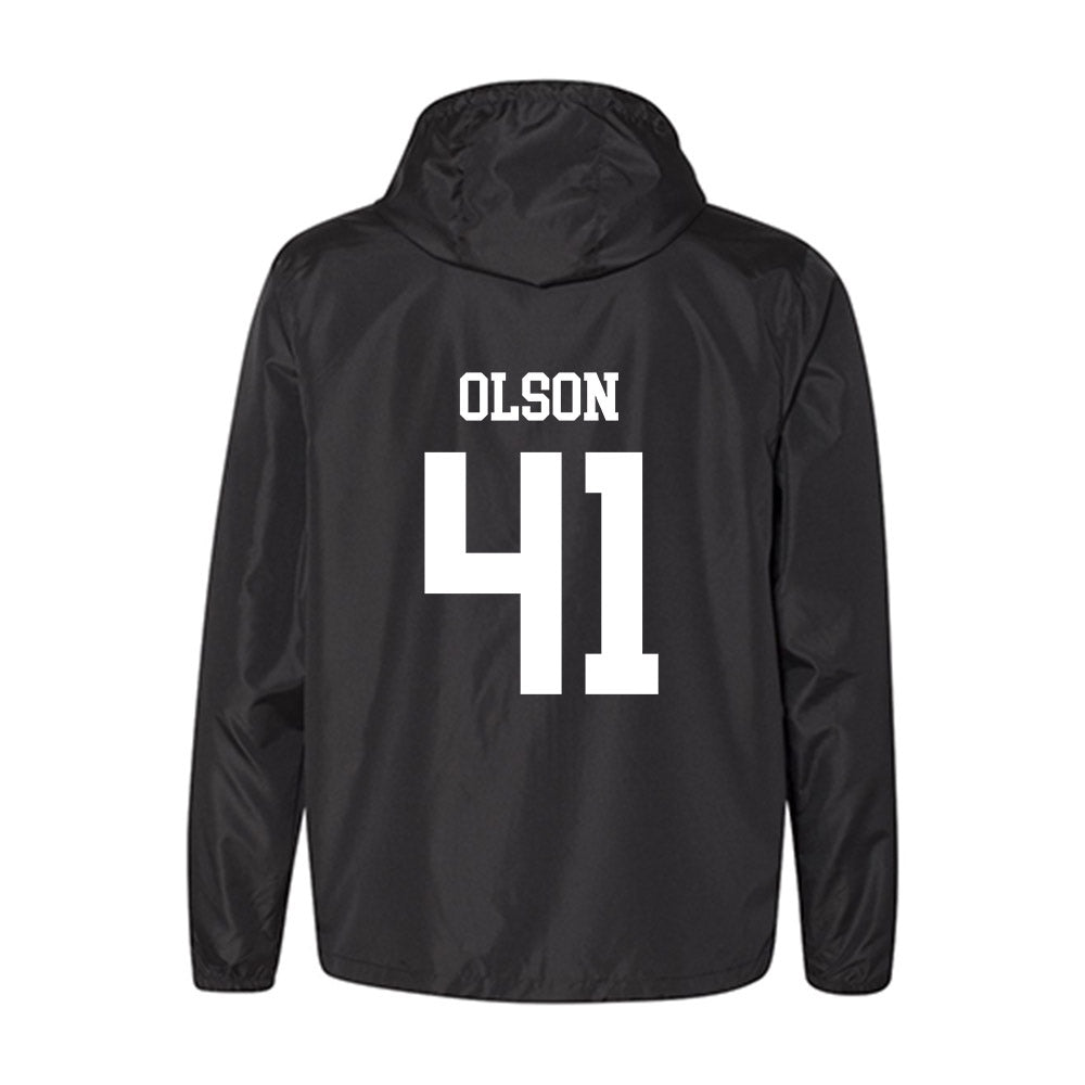 Nebraska - NCAA Baseball : Chase Olson - Windbreaker-1