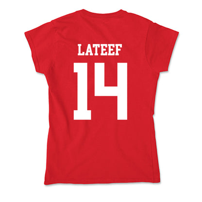 Nebraska - NCAA Football : TJ Lateef - Soft Style Women’s T-Shirt-1