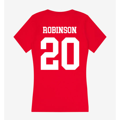 Nebraska - NCAA Women's Volleyball : Jayden Robinson - Women's V-Neck T-Shirt-1