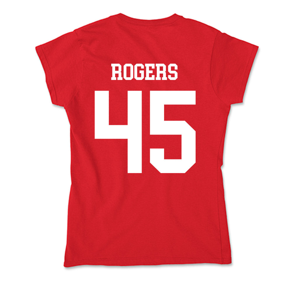 Nebraska - NCAA Football : Dylan Rogers - Soft Style Women’s T-Shirt-1