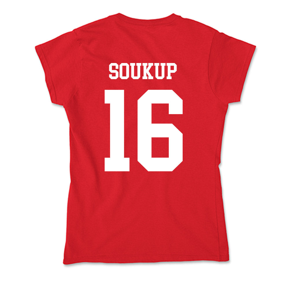 Nebraska - NCAA Football : Bode Soukup - Soft Style Women’s T-Shirt-1