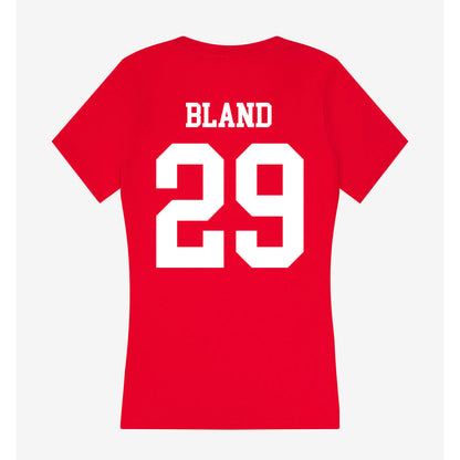 Nebraska - NCAA Softball : Samantha Bland - Women's V-Neck T-Shirt-1