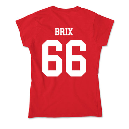 Nebraska - NCAA Football : Grant Brix - Soft Style Women’s T-Shirt-1