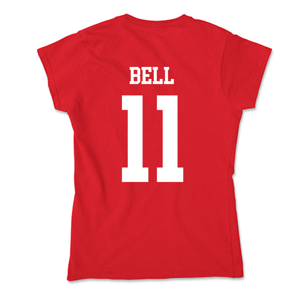 Nebraska - NCAA Football : Demitrius Bell - Soft Style Women’s T-Shirt-1