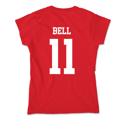 Nebraska - NCAA Football : Demitrius Bell - Soft Style Women’s T-Shirt-1